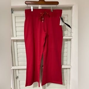 Christine Alexander Capri red pants